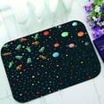 thumbnail image 1 of ABPHQTO Planets Rockets Stars Cartoon Planet Doormat Entrance Rug Area Rug Floor Mat Home Decor 23.5x16.7 Inch, 1 of 1