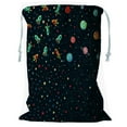 thumbnail image 1 of ABPHQTO Planets Rockets Stars Cartoon Planet Storage Basket Laundry Bag with Drawstring 24x32 Inch, 1 of 3