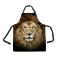 thumbnail image 1 of ABPHQTO Portrait Of Huge Beautiful Male African Lion Apron Home Kitchen Apron with Pockets, 1 of 1