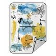 thumbnail image 1 of ABPHQTO Portugal Fleece Blanket Fleece Back Throw Blanket 58x80 Inch, 1 of 1