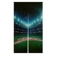 thumbnail image 1 of ABPHQTO Professional Baseball Grand Arena Night Japanese Noren Curtain Doorway Door Window Treatment Curtains Cotton Linen Curtain 85x90 cm, 1 of 1