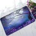 thumbnail image 1 of ABPHQTO Purple Meadow With A Fairy Tree Doormat Entrance Rug Area Rug Floor Mat Home Decor 23.5x16.7 Inch, 1 of 1
