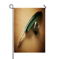 thumbnail image 1 of ABPHQTO Quill Pen Ink Well Resting Desk Concept Home Outdoor Garden Flag House Banner Size 28x40 Inch, 1 of 1