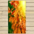 thumbnail image 1 of ABPHQTO Red Autumn Leaves Towels Beach Bath Pool Sprot Travel Hand Spa Towel 30x56 Inch, 1 of 1