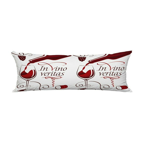 ABPHQTO Red Being Poured Into A Glass Body Pillow Covers Pillow Case Protector Pillowcase 20x60 Inch