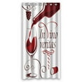 thumbnail image 1 of ABPHQTO Red Being Poured Into A Glass Waterproof Polyester Shower Curtain and Hooks For Home Decor 36x72 Inch, 1 of 1