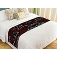 thumbnail image 1 of ABPHQTO Red Black White Hearts Cats Valentine'S Day Romantic Bed Runner Bedding Scarf Bed Decoration 20x95 inch, 1 of 1