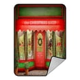 thumbnail image 1 of ABPHQTO Red Christmas Shop Toys Fleece Blanket Fleece Back Throw Blanket 58x80 Inch, 1 of 1