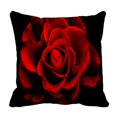 thumbnail image 1 of ABPHQTO Red Rose Special Color Light Effect Pillow Case Pillow Cover Pillow Protector Two Sides For Couch Bed 16x16 Inch, 1 of 1