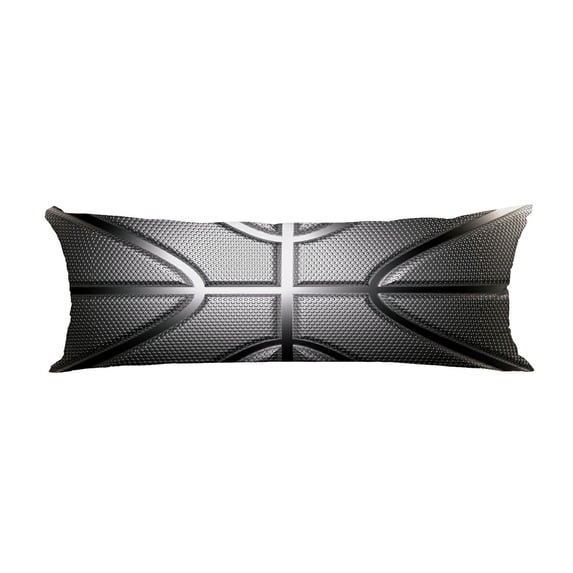 ABPHQTO Rendering Metallic Basketball Body Pillow Covers Pillow Case Protector Pillowcase 20x60 Inch