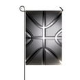 thumbnail image 1 of ABPHQTO Rendering Metallic Basketball Home Outdoor Garden Flag House Banner Size 12x18 Inch, 1 of 1