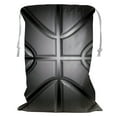thumbnail image 1 of ABPHQTO Rendering Metallic Basketball Storage Basket Laundry Bag with Drawstring 18x24 Inch, 1 of 3