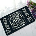 thumbnail image 1 of ABPHQTO Retro Font Set Ornament Frame Doormat Entrance Rug Area Rug Floor Mat Home Decor 30x18 Inch, 1 of 1
