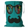 thumbnail image 1 of ABPHQTO Retro Sunglasses Eyeglasses Storage Basket Laundry Bag with Drawstring 18x24 Inch, 1 of 3