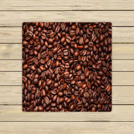 ABPHQTO Roasted Coffee Beans Towels,Beach Bath Pool Sprot Travel Hand Spa Towel 13x13 Inch