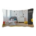 thumbnail image 1 of ABPHQTO Room For Young Astronaut With Bed And Toys Pillow Case Pillow Cover Pillow Protector Two Sides For Couch Bed 20x30 Inch, 1 of 1