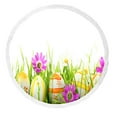 thumbnail image 1 of ABPHQTO Row Of Easter Eggs With Daisy On Fresh Green Grass Beach Towel Beach Blanket with Tassels Beach Throw Towel Yoga Mat Picnic Blanket, 1 of 1
