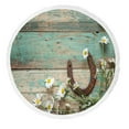 thumbnail image 1 of ABPHQTO Rustic Rusty Horseshoe And Daisies Beach Towel Beach Blanket with Tassels Beach Throw Towel Yoga Mat Picnic Blanket, 1 of 1