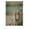 thumbnail image 1 of ABPHQTO Rustic Rusty Horseshoe And Daisies Japanese Noren Curtain Doorway Door Window Treatment Curtains Cotton Linen Curtain 85x120 cm, 1 of 1