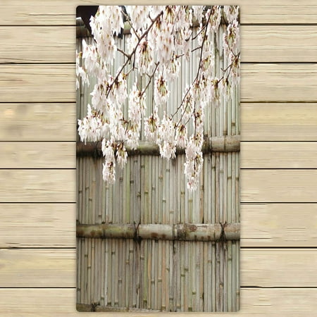 ABPHQTO Sakura Japanese Cherry Blossoms Towels,Beach Bath Pool Sprot Travel Hand Spa Towel 30x56 Inch