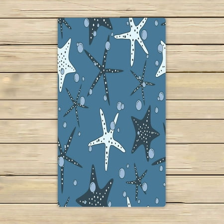 ABPHQTO Sea Stars Towels Beach Bath Pool Sprot Travel Hand Spa Towel 16x28 Inch