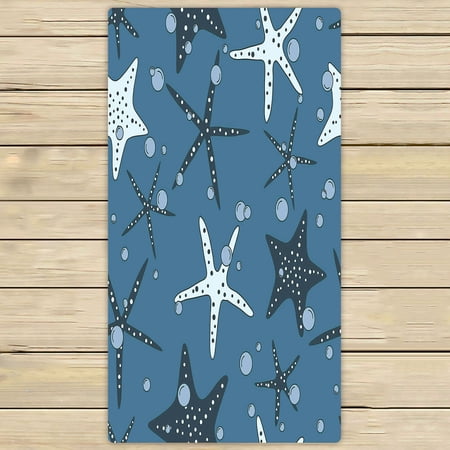 ABPHQTO Sea Stars Towels Beach Bath Pool Sprot Travel Hand Spa Towel 30x56 Inch