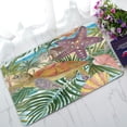 thumbnail image 1 of ABPHQTO Sea Turtles Seastar Seashells Beach Palm Trees Marine Doormat Entrance Rug Area Rug Floor Mat Home Decor 30x18 Inch, 1 of 1