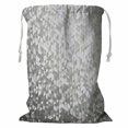 thumbnail image 1 of ABPHQTO Silver Gray Blinking Glitter Glittering Sequins Mosaic Storage Basket Laundry Bag with Drawstring 18x24 Inch, 1 of 3