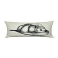 thumbnail image 1 of ABPHQTO Sketch Of A Firefighter Helmet Body Pillow Covers Pillow Case Protector Pillowcase 20x60 Inch, 1 of 1