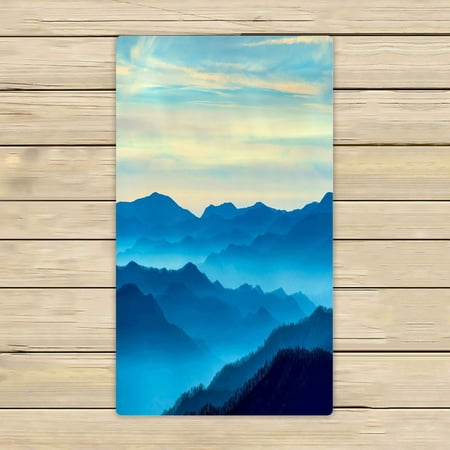 ABPHQTO Smoky Mountains Route 441In Newfound Gap Towels Beach Bath Pool Sprot Travel Hand Spa Towel 16x28 Inch
