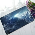 thumbnail image 1 of ABPHQTO Snow-Capped Mountains Between The Castle Doormat Entrance Rug Area Rug Floor Mat Home Decor 30x18 Inch, 1 of 1