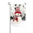 thumbnail image 1 of ABPHQTO Snowman Home Outdoor Garden Flag House Banner Size 12x18 Inch, 1 of 1