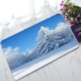thumbnail image 1 of ABPHQTO Snowy Mountain Forest Doormat Entrance Rug Area Rug Floor Mat Home Decor 30x18 Inch, 1 of 1