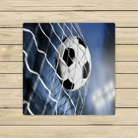 ABPHQTO Soccer Ball Towels Beach Bath Pool Sprot Travel Hand Spa Towel 13x13 Inch