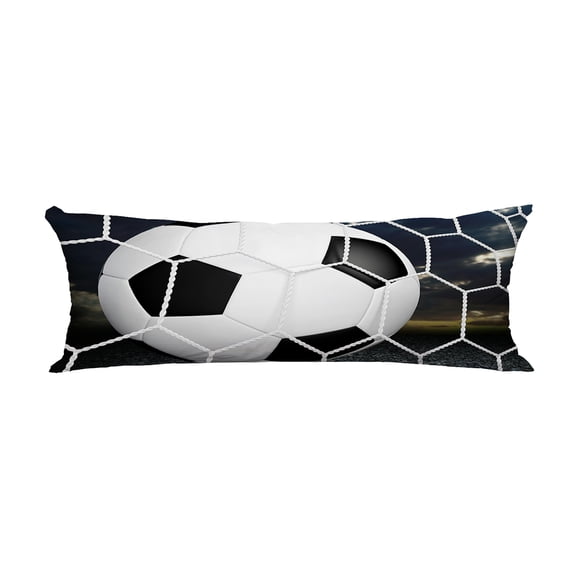 ABPHQTO Soccer Body Pillow Covers Pillow Case Protector Pillowcase 20x60 Inch