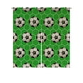 thumbnail image 1 of ABPHQTO Soccer Pattern Japanese Noren Curtain Doorway Door Window Treatment Curtains Cotton Linen Curtain 105x120 cm, 1 of 1