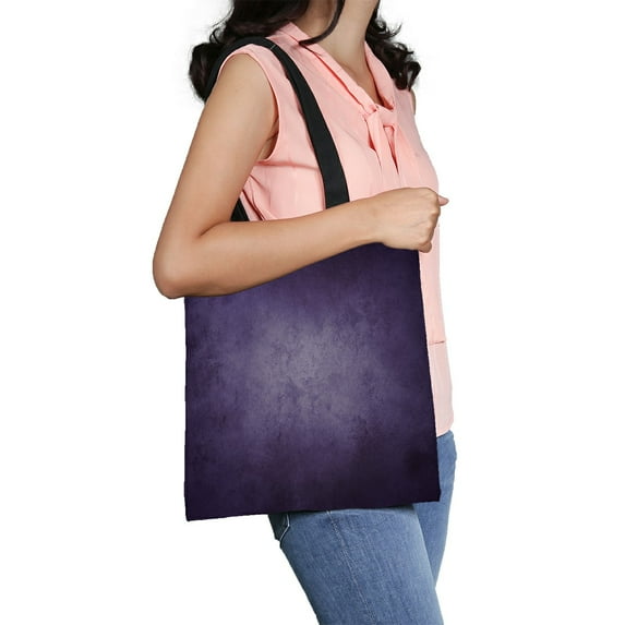 ABPHQTO Space Canvas Bag Reusable Tote Grocery Shopping Bags Tote Bag 14x16 inch