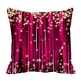 thumbnail image 1 of ABPHQTO Sparkle Pink Stars Pillow Case Pillow Cover Pillow Protector Two Sides For Couch Bed 18x18 Inch, 1 of 1