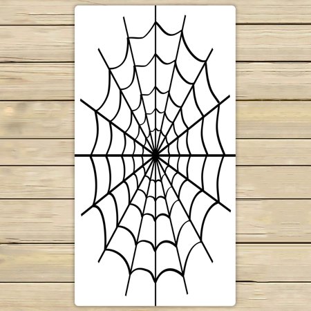 ABPHQTO Spider Web Towels Beach Bath Pool Sprot Travel Hand Spa Towel 30x56 Inch