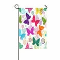 thumbnail image 1 of ABPHQTO Spring Colorful And Transparent Butterflies Home Outdoor Garden Flag House Banner Size 12x18 Inch, 1 of 1