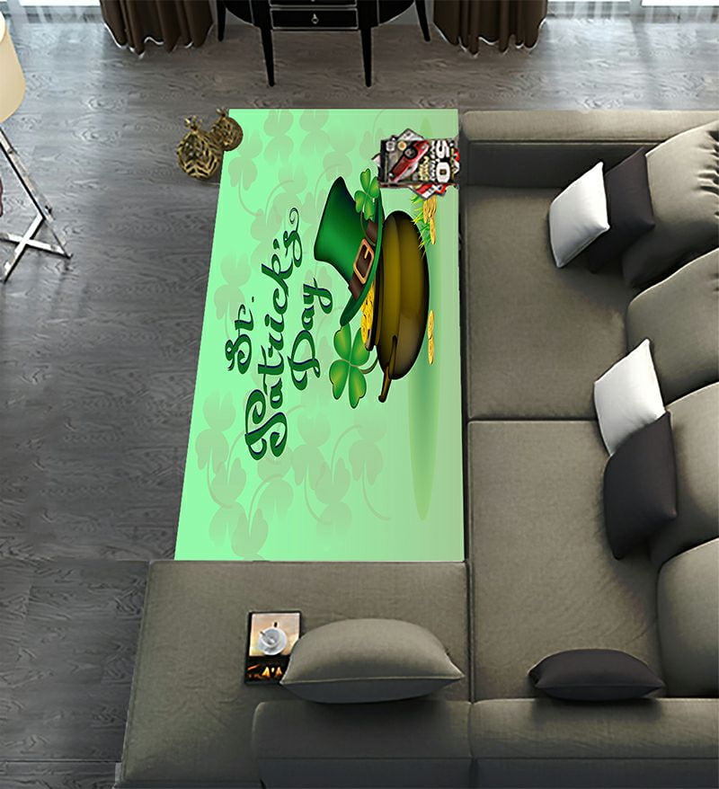 ABPHQTO St Patrick`S Day Runner Rug 2.6 x 10ft Long Area Rug Carpet for ...
