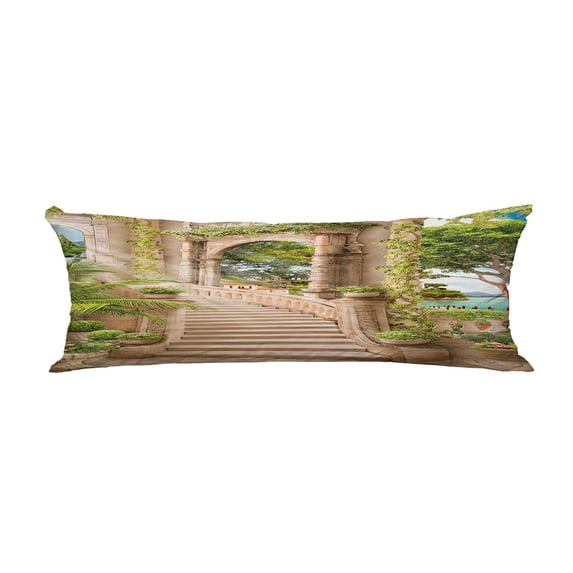 ABPHQTO Stairs Near Arch Body Pillow Covers Pillow Case Protector Pillowcase 20x60 Inch