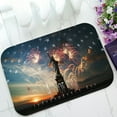thumbnail image 1 of ABPHQTO Statue Of Liberty On The Flag Usa Sunrise And Fireworks Doormat Entrance Rug Area Rug Floor Mat Home Decor 23.5x16.7 Inch, 1 of 1
