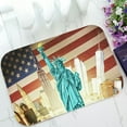 thumbnail image 1 of ABPHQTO Statue Of Liberty With Manhattan And American Flag Doormat Entrance Rug Area Rug Floor Mat Home Decor 23.5x16.7 Inch, 1 of 1