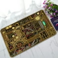 thumbnail image 1 of ABPHQTO Steampunk Clocks Dials Gears Cogs Pipes Doormat Entrance Rug Area Rug Floor Mat Home Decor 30x18 Inch, 1 of 1