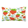 thumbnail image 1 of ABPHQTO Strawberries Pillow Case Pillow Cover Pillow Protector Two Sides For Couch Bed 20x30 Inch, 1 of 1
