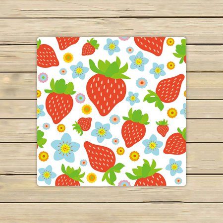 ABPHQTO Strawberries Towels Beach Bath Pool Sprot Travel Hand Spa Towel 13x13 Inch