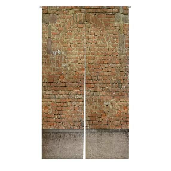 ABPHQTO Street Wall Background Japanese Noren Curtain Doorway Door Window Treatment Curtains Cotton Linen Curtain 85x150 cm