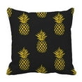 thumbnail image 1 of ABPHQTO Summer Gold Pineapple Black Fruit Pillow Case Pillow Cover Pillow Protector Two Sides For Couch Bed 20x20 Inch, 1 of 1