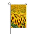 thumbnail image 1 of ABPHQTO Sunflower Field Home Outdoor Garden Flag House Banner Size 12x18 Inch, 1 of 1